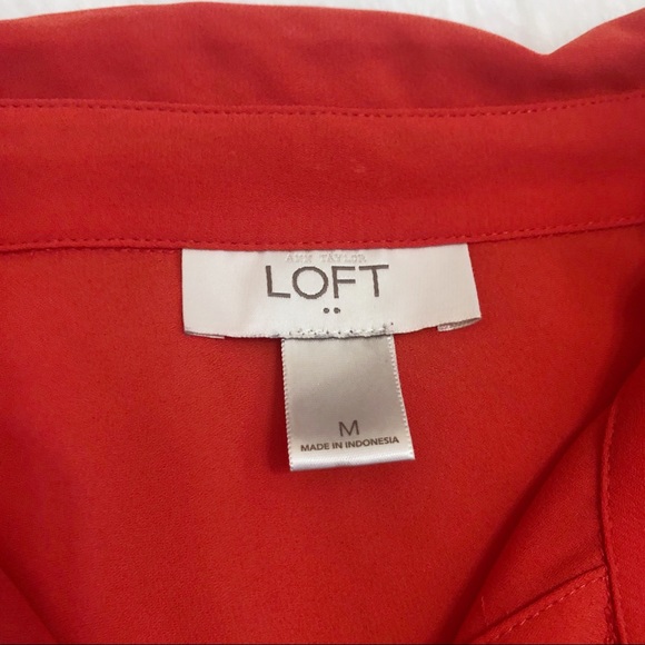 Vibrant Orange LOFT Top - Picture 3 of 7